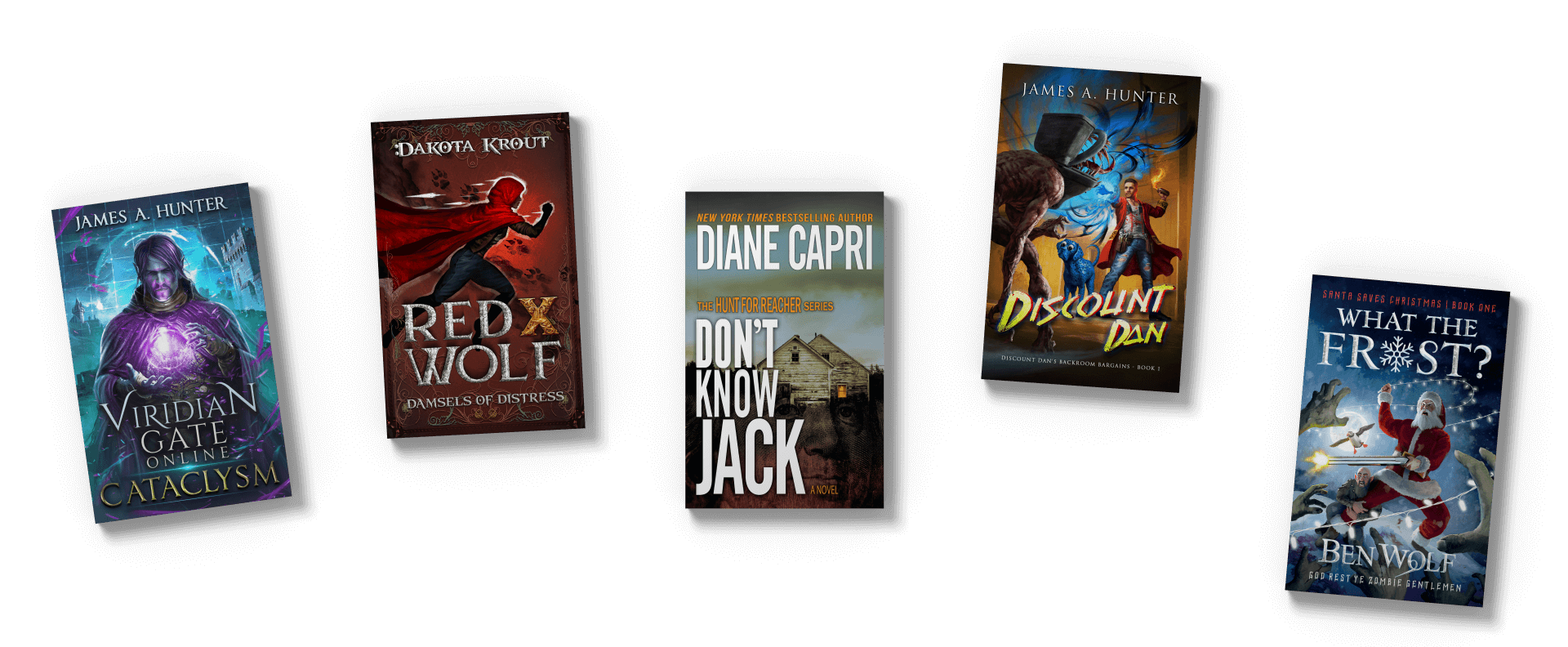 Collection of paperback books